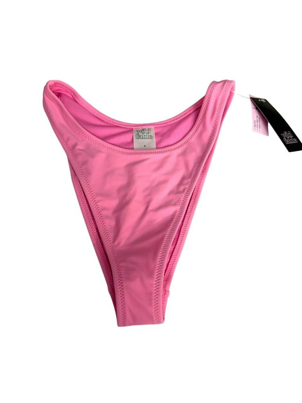 Wild Fable Pink High Leg Bikini Bottom New